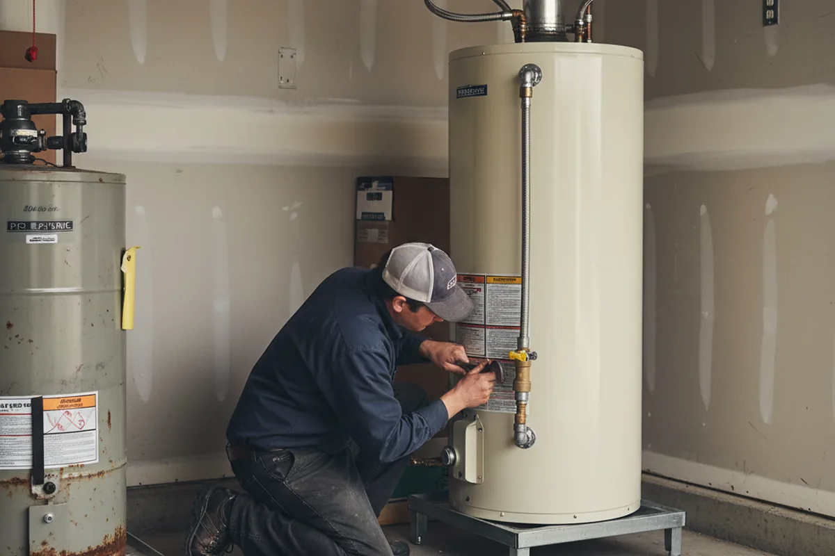 Water heater and shutoff valve replacement in Hayden